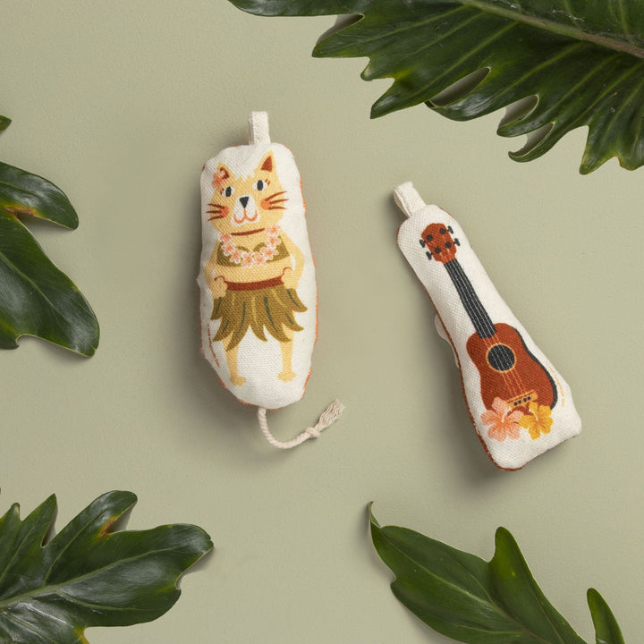 Hula Cat & Ukulele Cat Toy Set