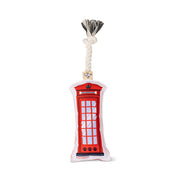 Pet Rope Toy Red Telephone Box