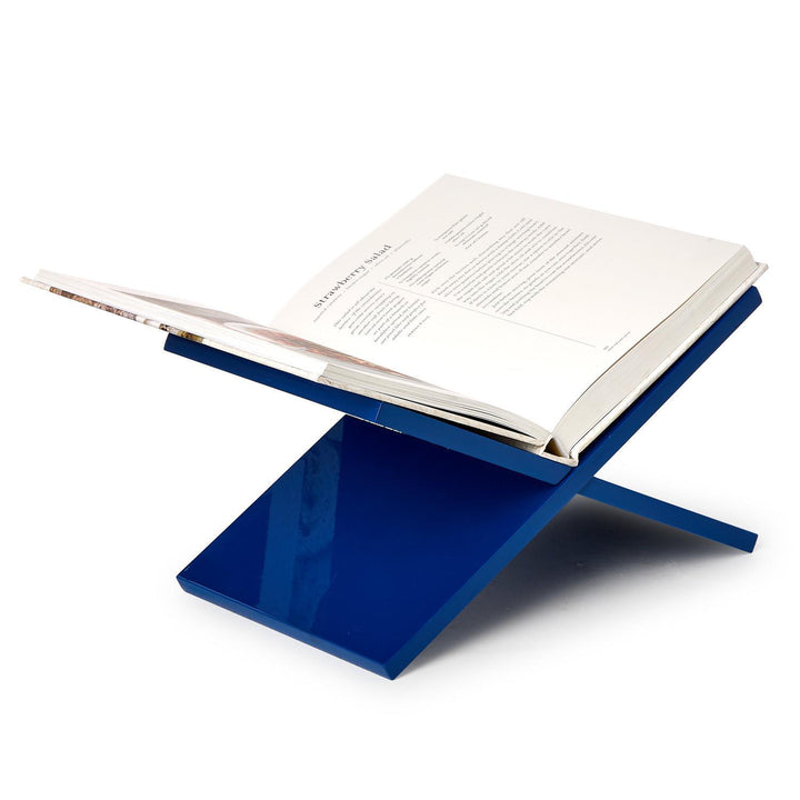 Blue Lacquered Book Stand
