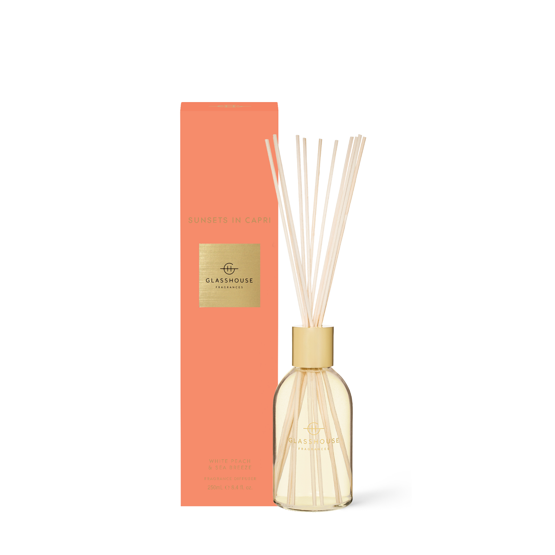 Glasshouse Fragrances Sunsets In Capri 8.4 fl. oz. Fragrance Diffuser - Just Fabulous Palm Springs