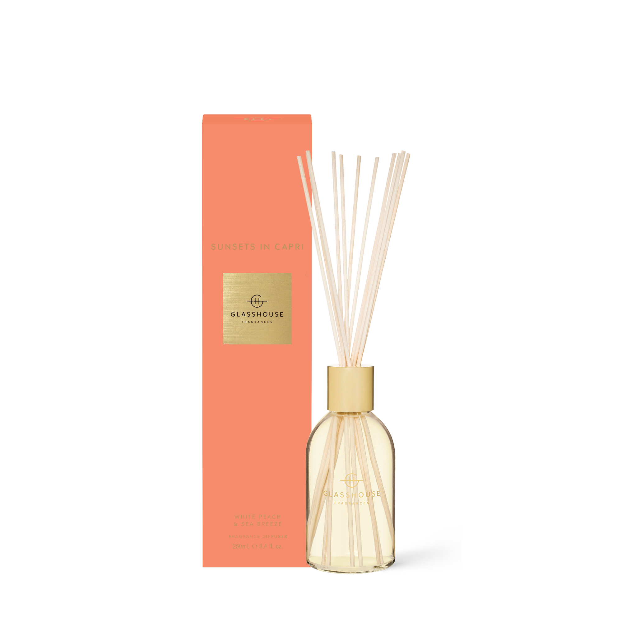 Glasshouse Fragrances Sunsets In Capri 8.4 fl. oz. Fragrance Diffuser - Just Fabulous Palm Springs