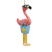Beach Flamingo Ornament - Bag
