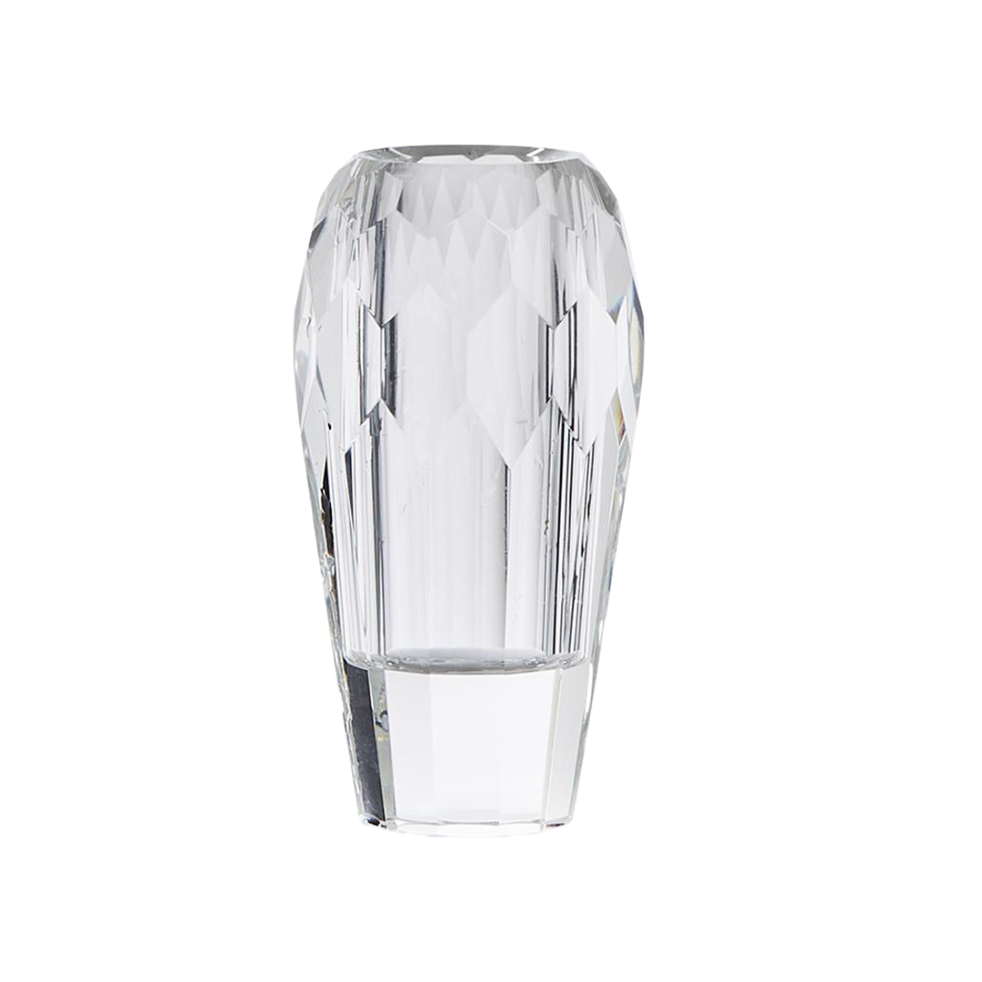 Facets Crystal Vase - Clear