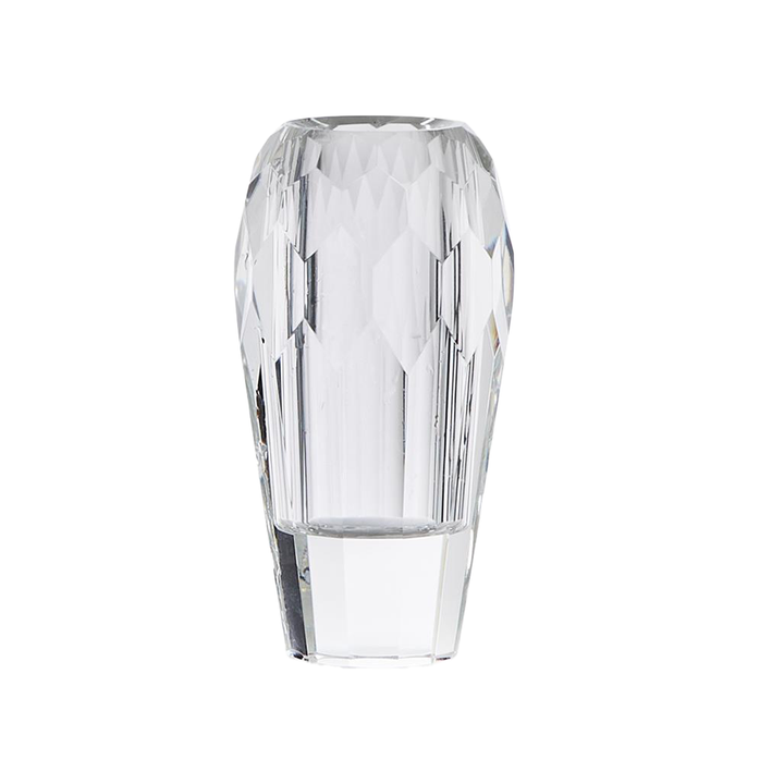Facets Crystal Vase - Clear