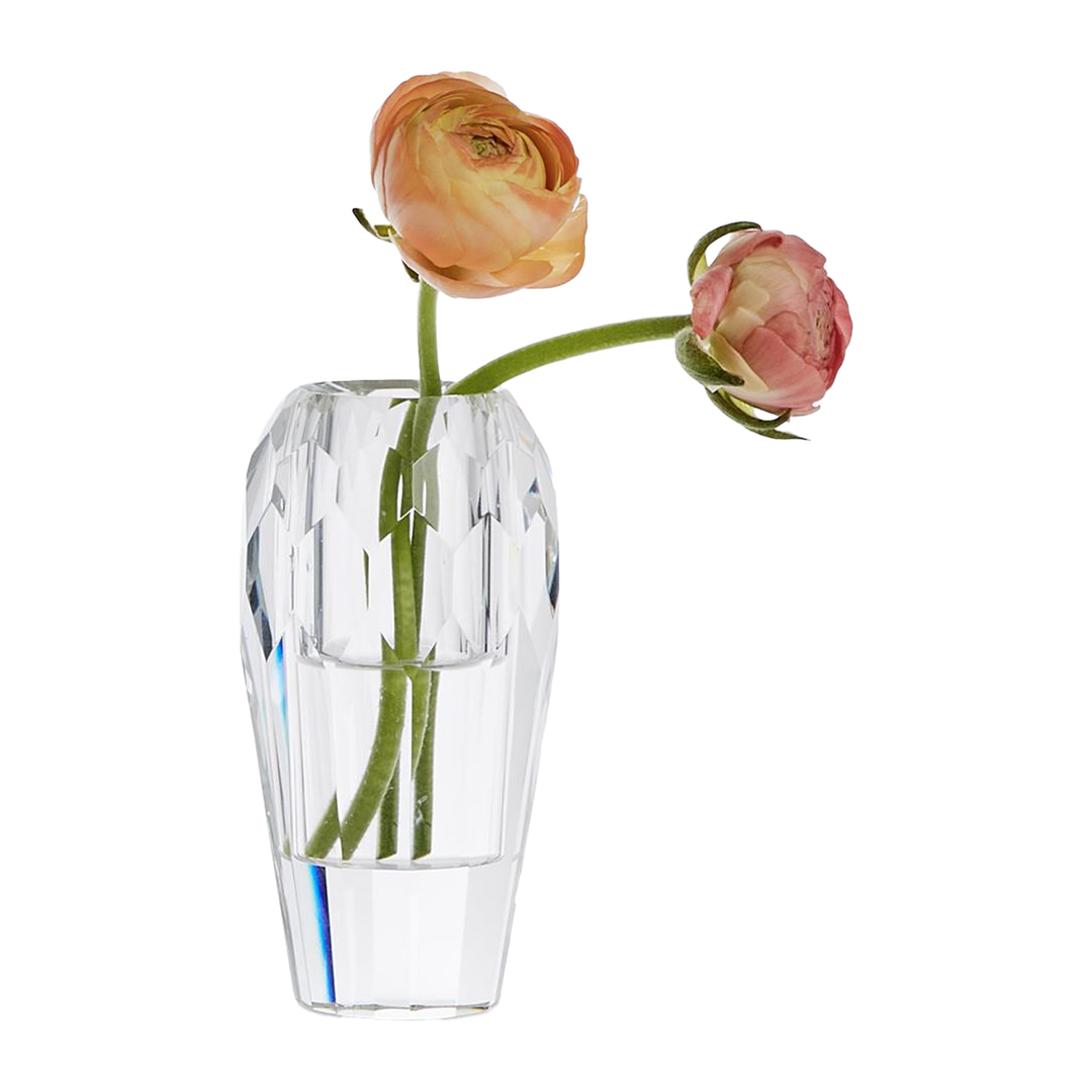 Facets Crystal Vase - Clear
