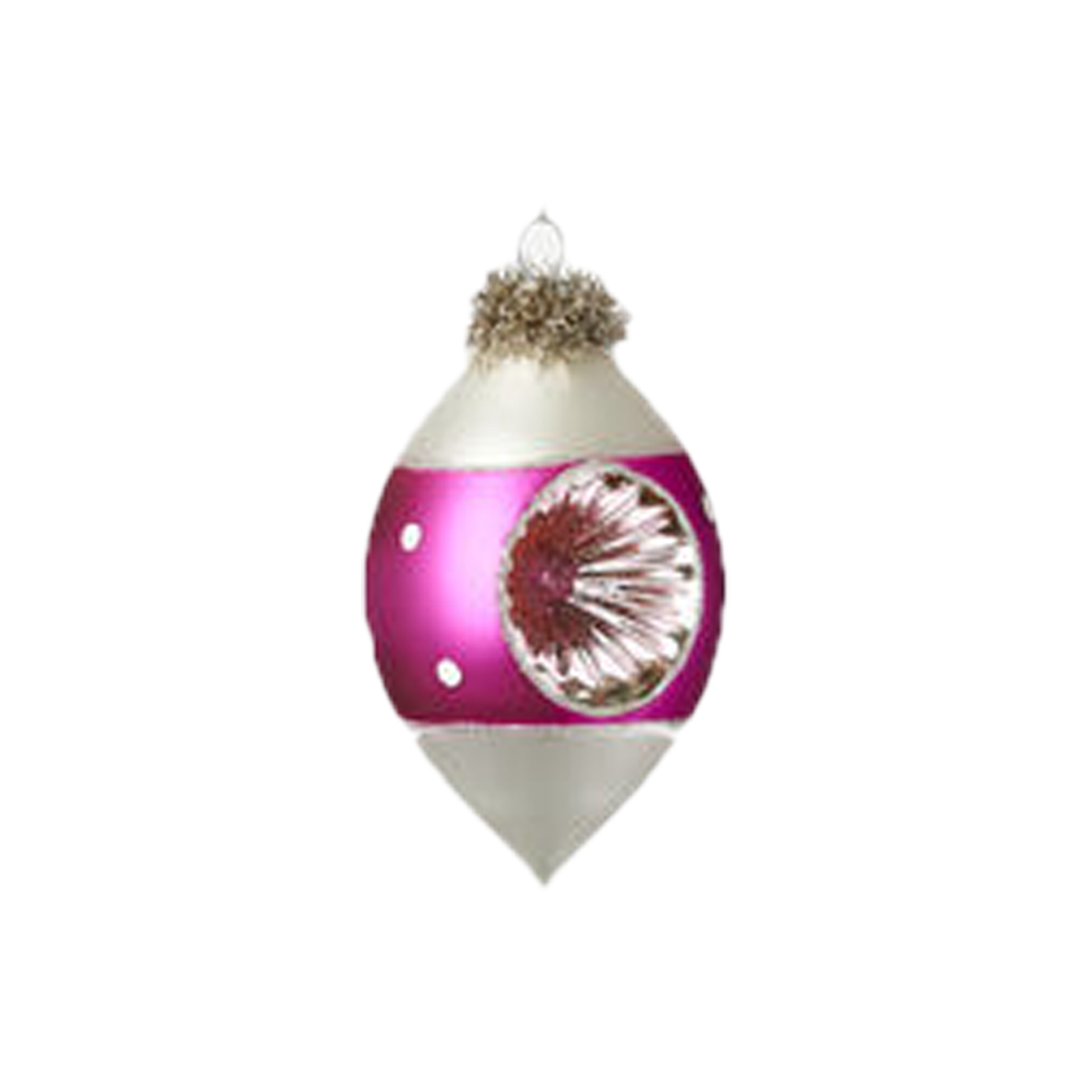 Finial Reflector Ornament - Purple