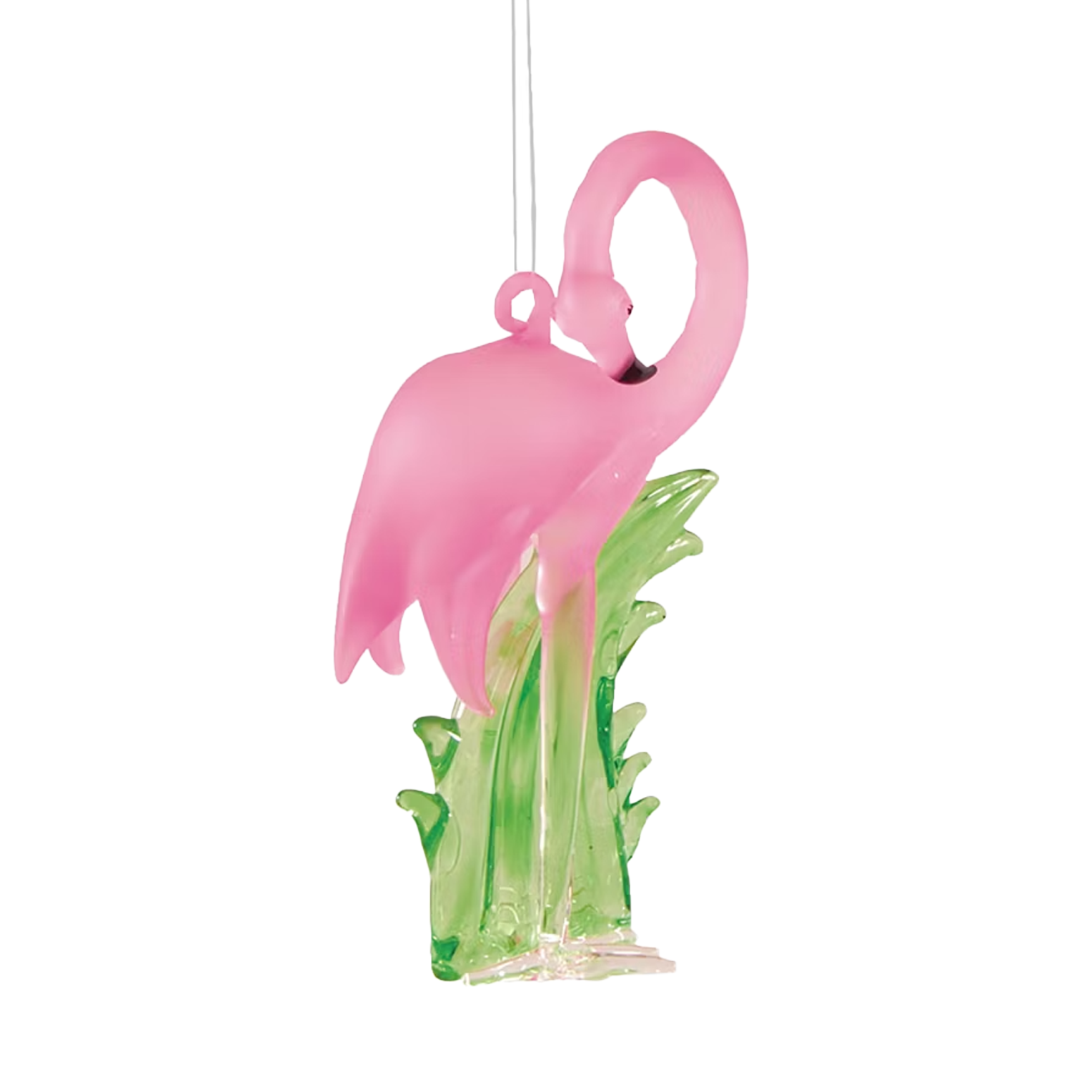 Flamingo Ornament - Looking Down