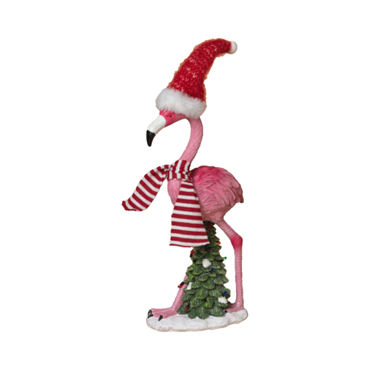 Flamingo Holiday Figurine - Standing