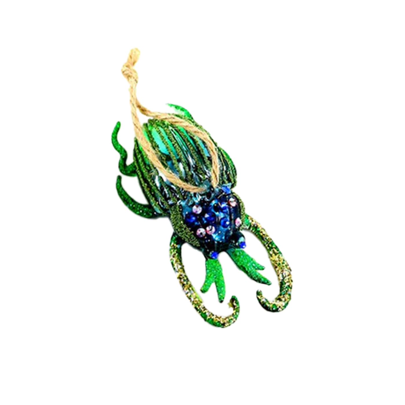 Forest Floor Bugs Ornament - Green & Yellow