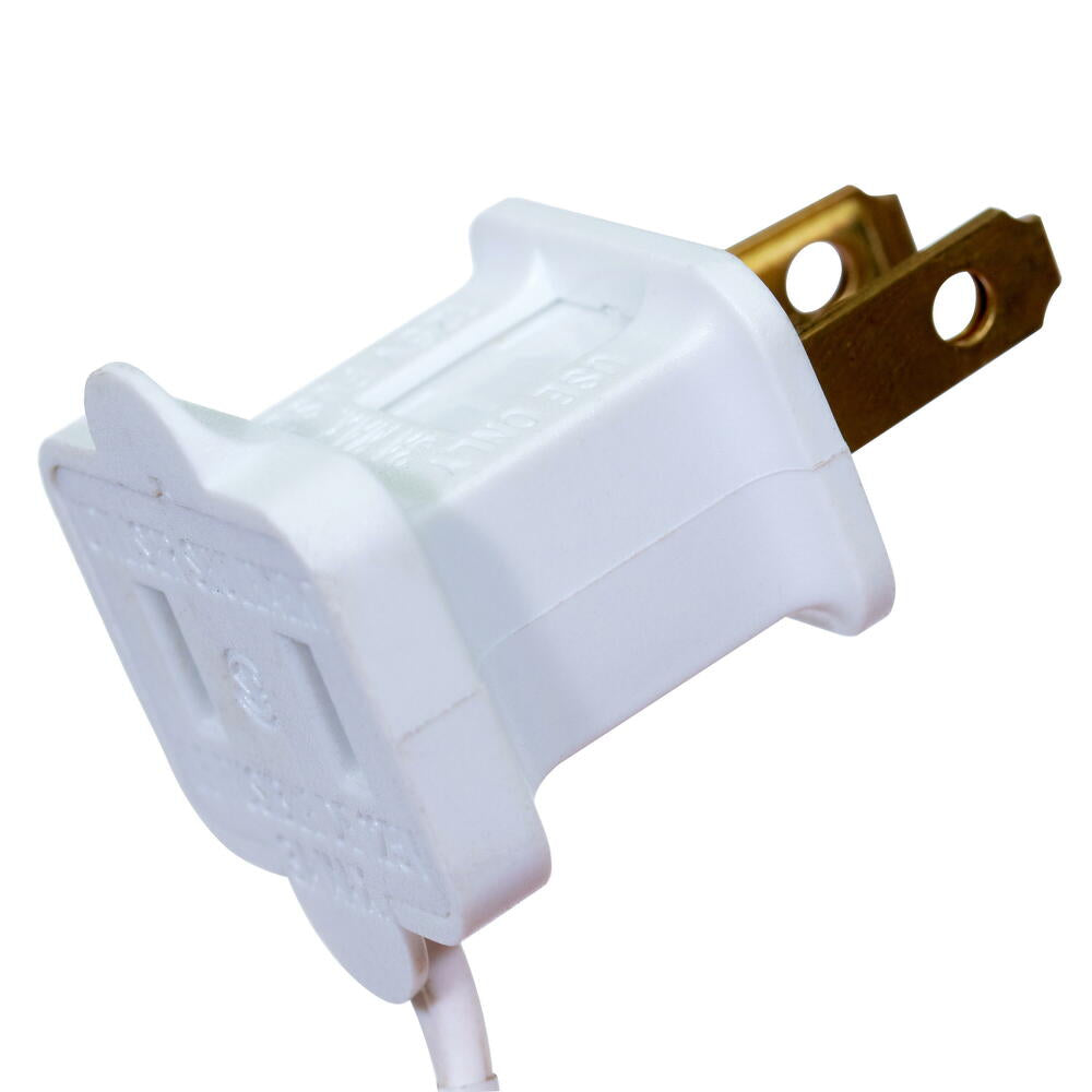 White Iridescent Wreath - 24" Pre-lit With 70 Pure White LED Lights