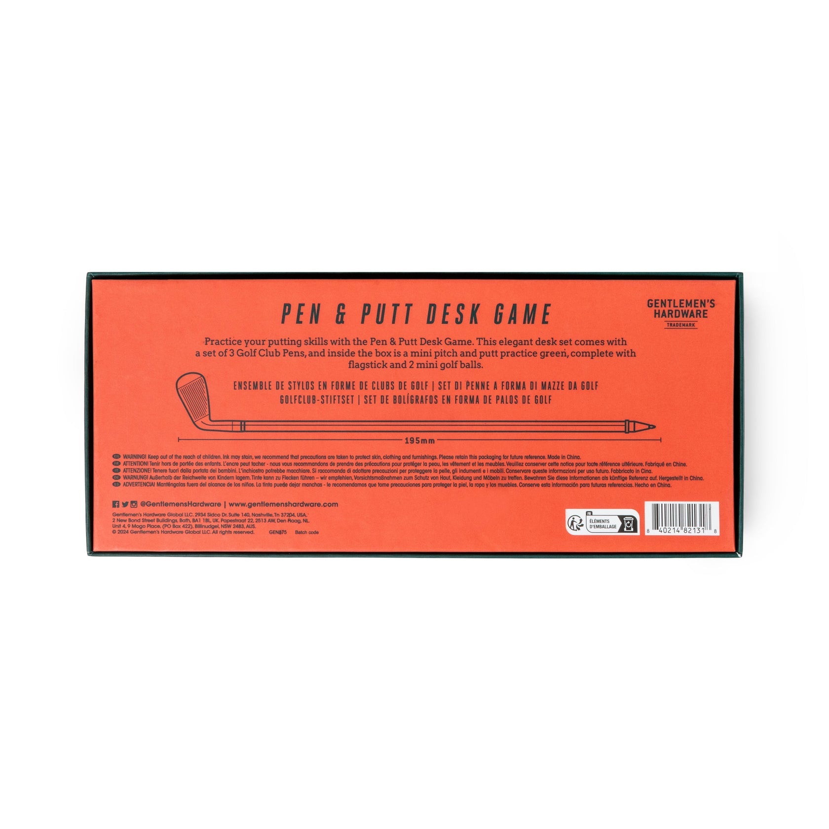 Pen & Putt Desk Game And Pen