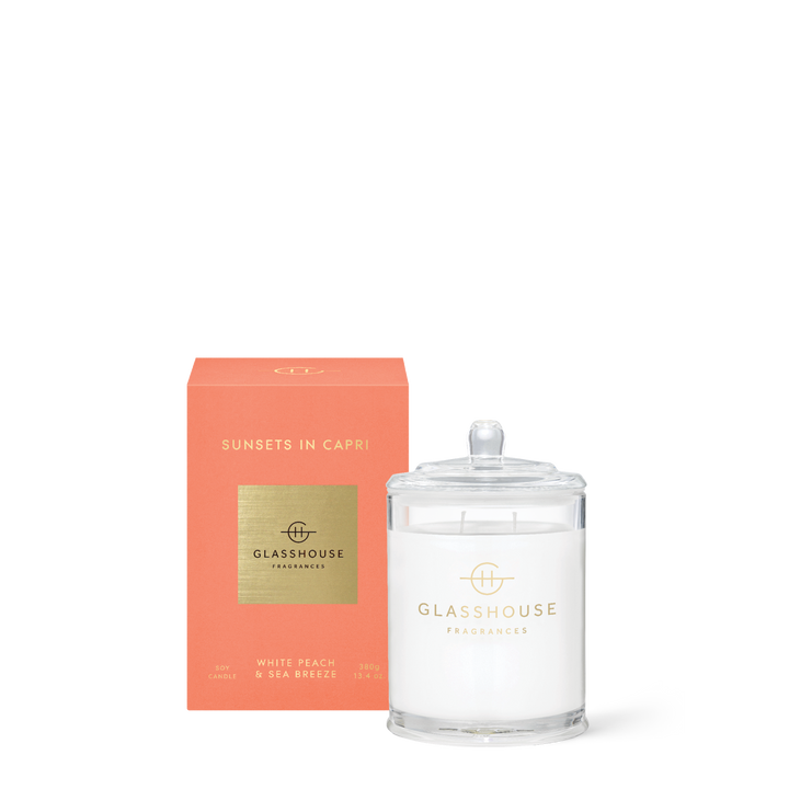 Glasshouse Fragrances Sunsets In Capri 13.4 oz Triple Scented Candle