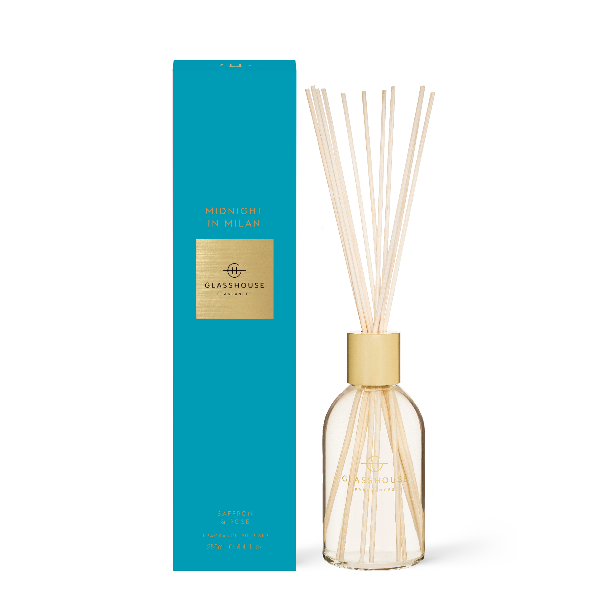 Glasshouse Fragrances Midnight In Milan 8.4 fl. oz. Fragrance Diffuser