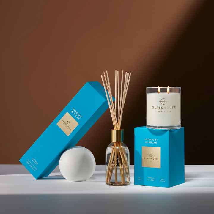 Glasshouse Fragrances Midnight In Milan 8.4 fl. oz. Fragrance Diffuser