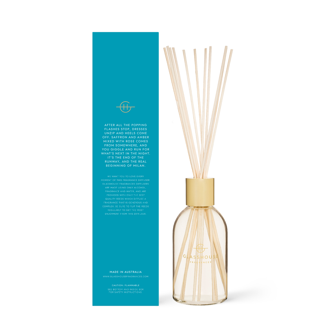 Glasshouse Fragrances Midnight In Milan 8.4 fl. oz. Fragrance Diffuser