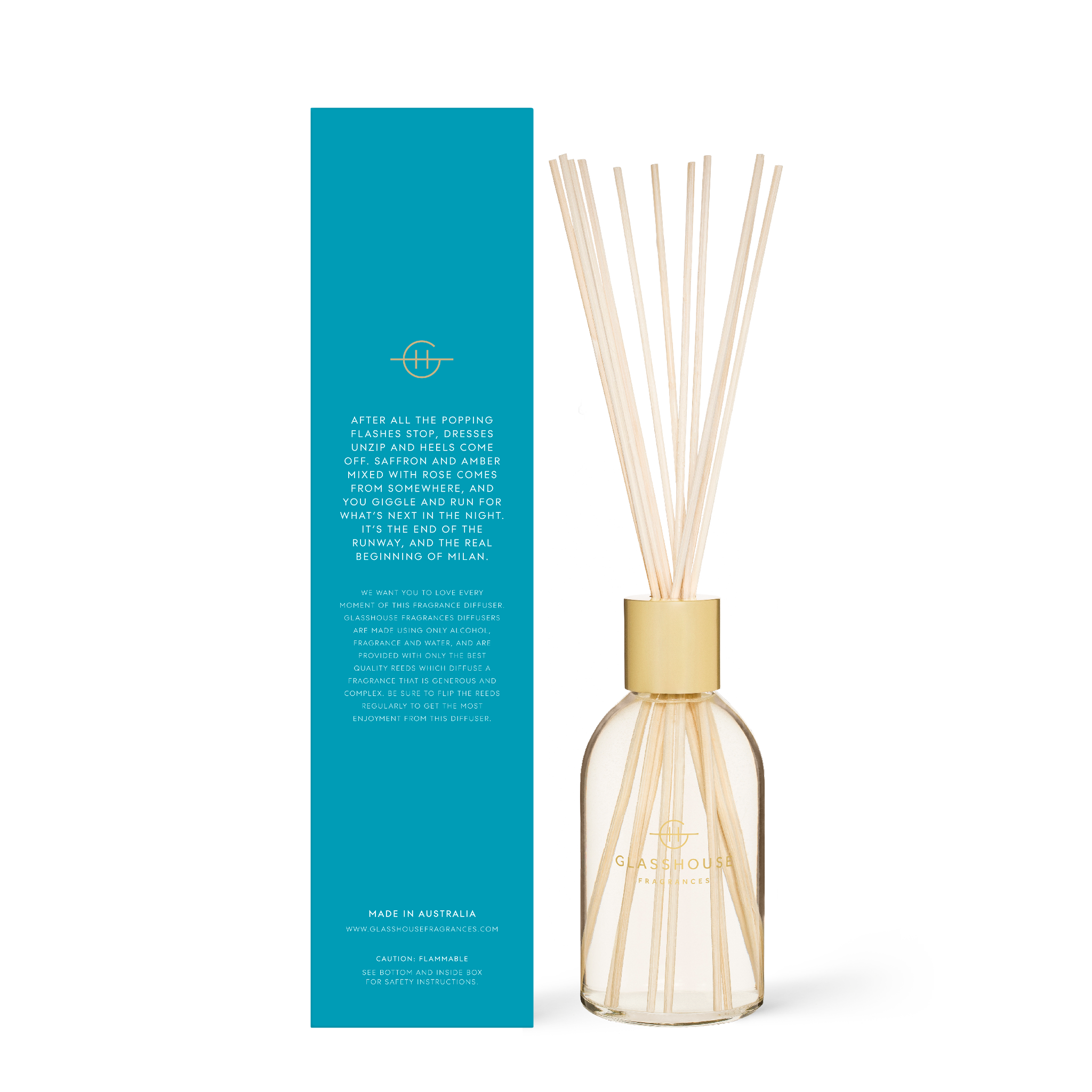 Glasshouse Fragrances Midnight In Milan 8.4 fl. oz. Fragrance Diffuser