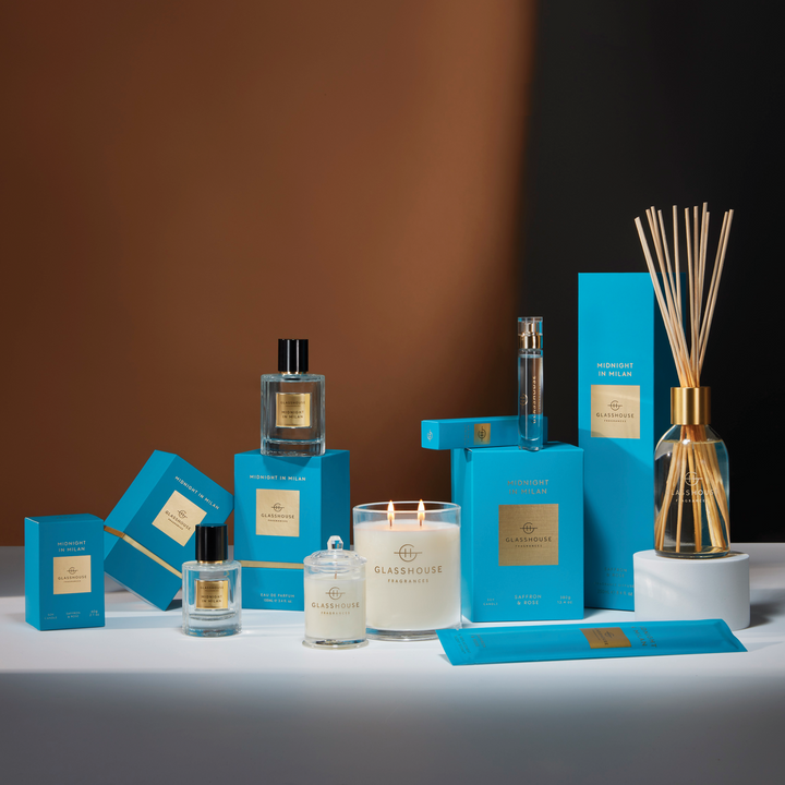 Glasshouse Fragrances Midnight In Milan 2.1 oz. Triple Scented Candle