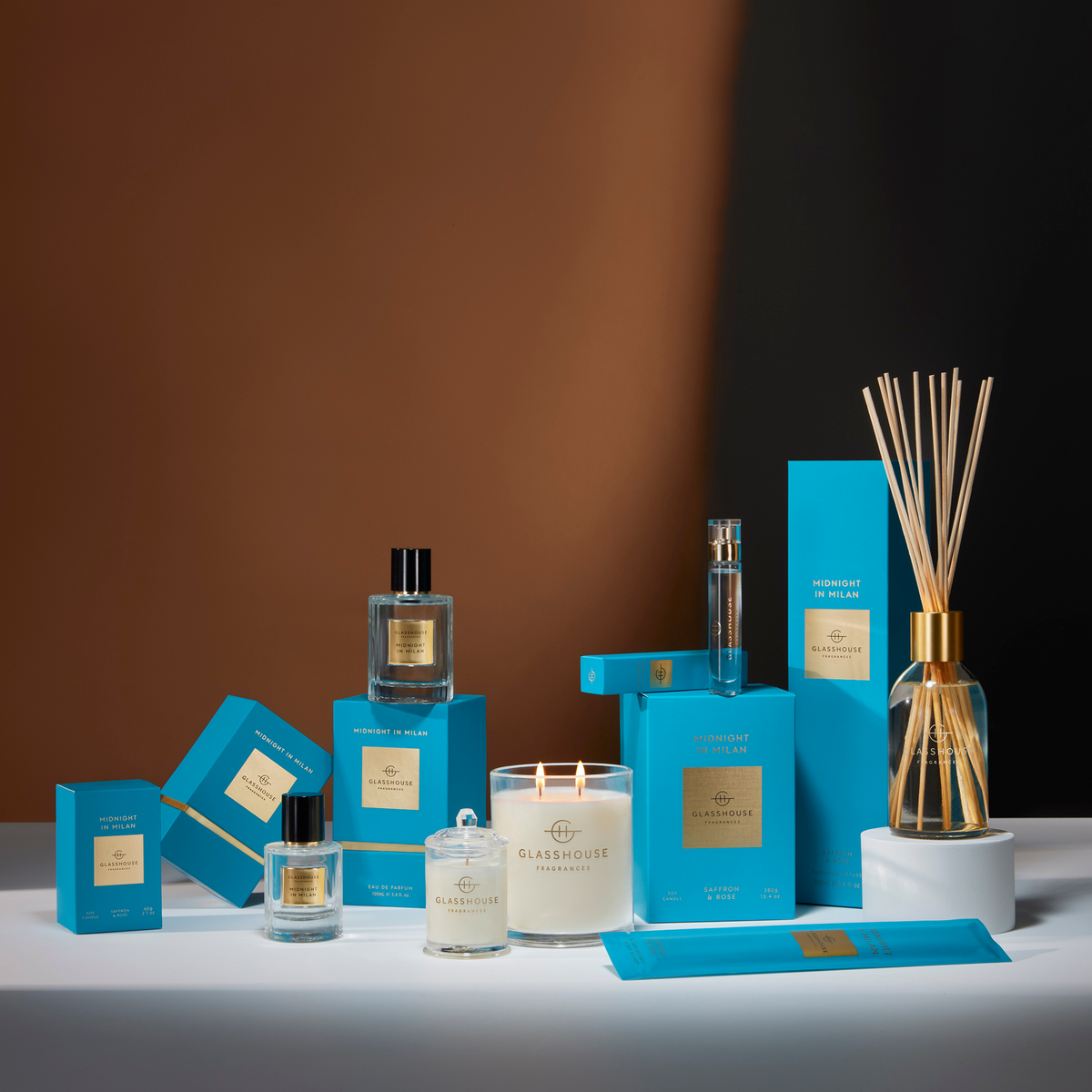 Glasshouse Fragrances Midnight In Milan Scent Stems - Just Fabulous Palm Springs
