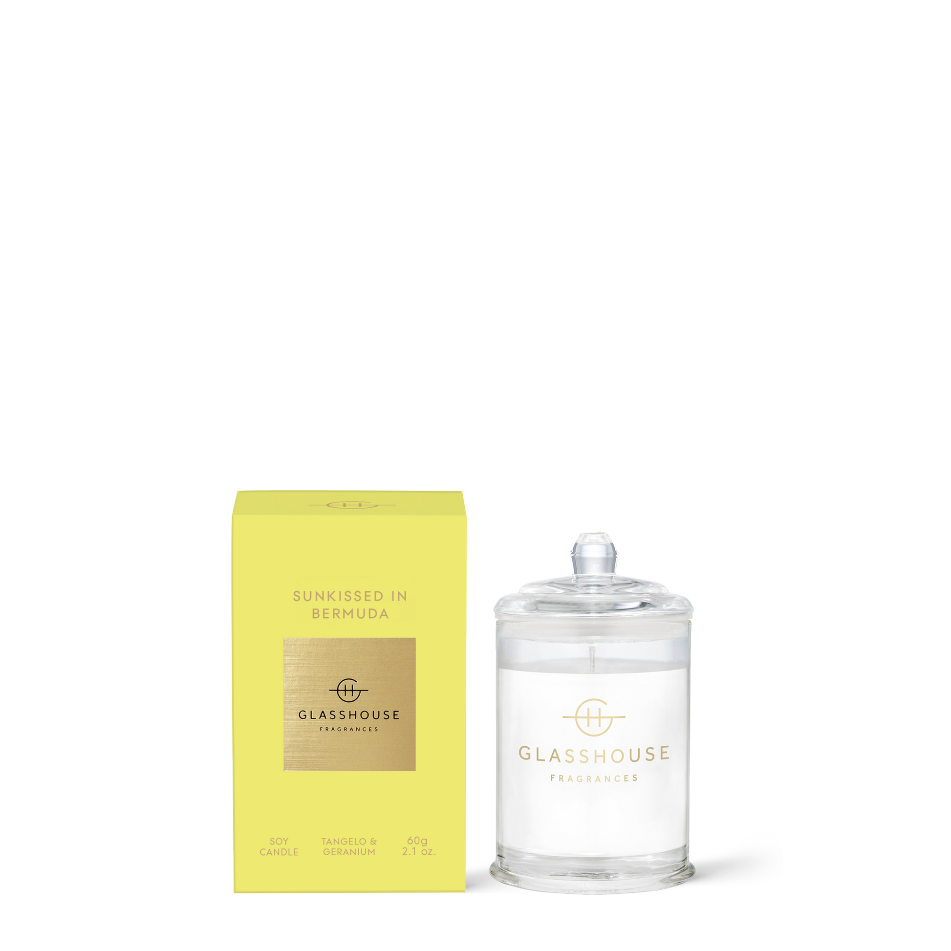 Glasshouse Fragrances Sunkissed In Bermuda 2.1 oz. Triple Scented Candle - Just Fabulous Palm Springs
