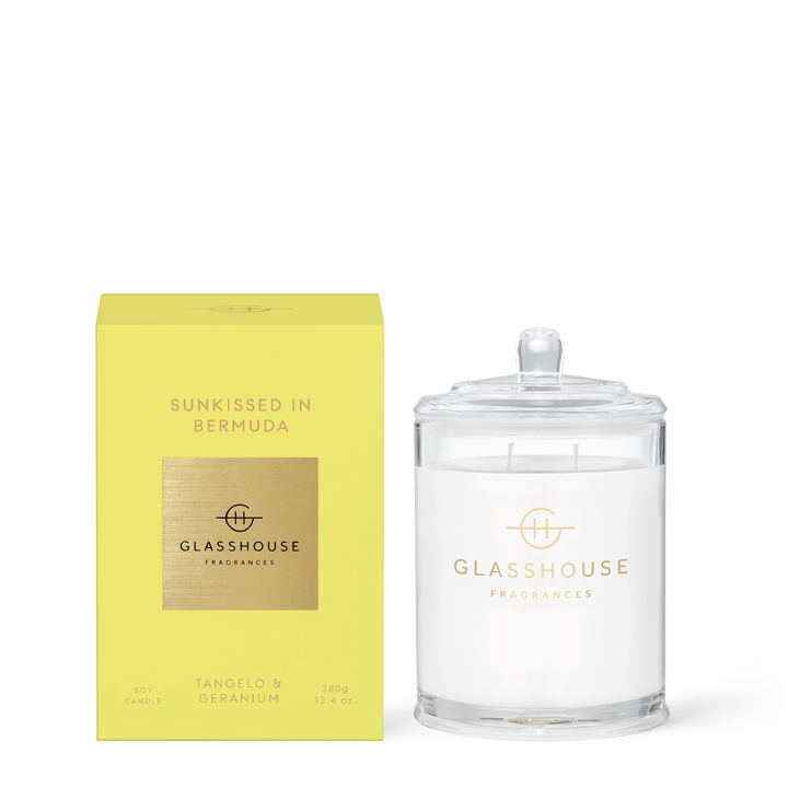 Glasshouse Fragrances Sunkissed In Bermuda 13.4 oz Triple Scented Candle