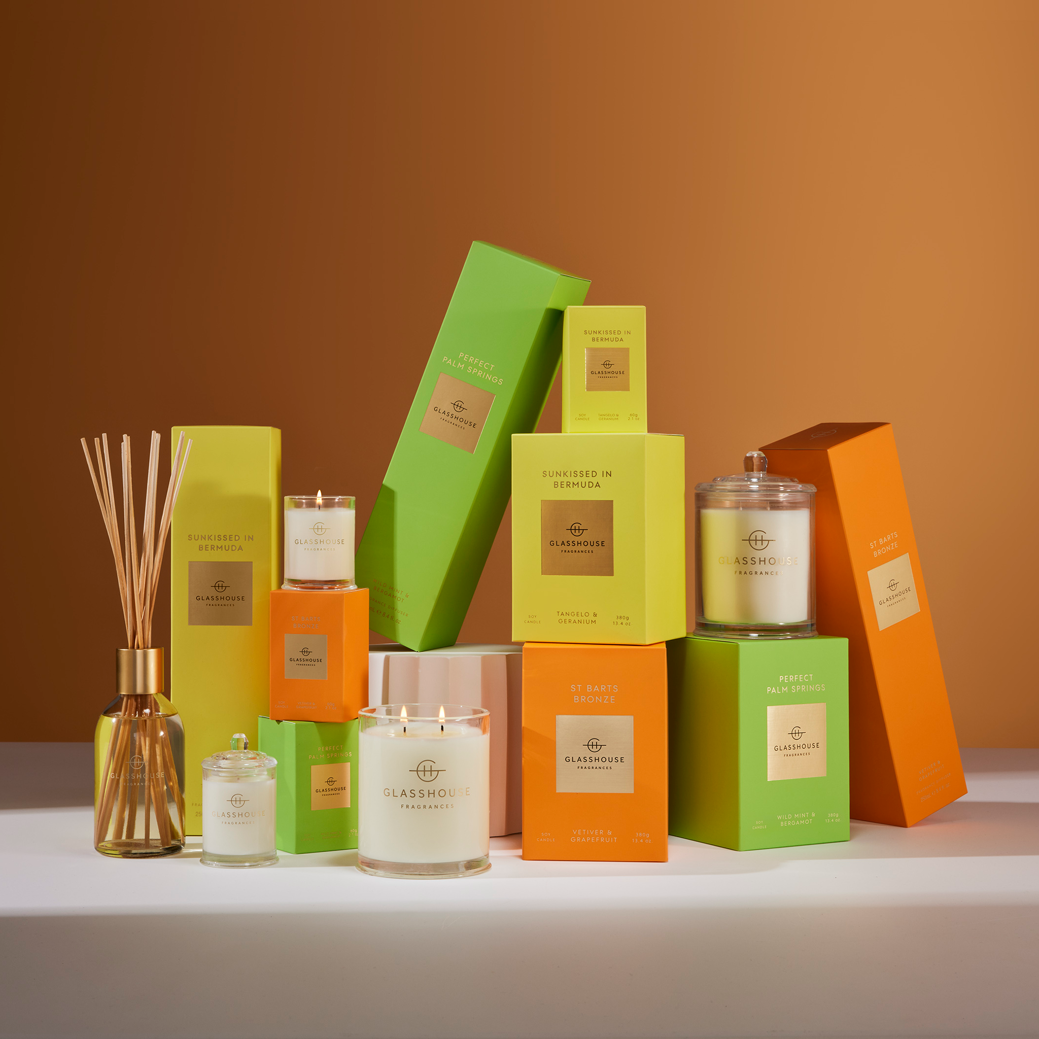 Glasshouse Fragrances Sunkissed In Bermuda 8.4 fl. oz. Fragrance Diffuser - Just Fabulous Palm Springs