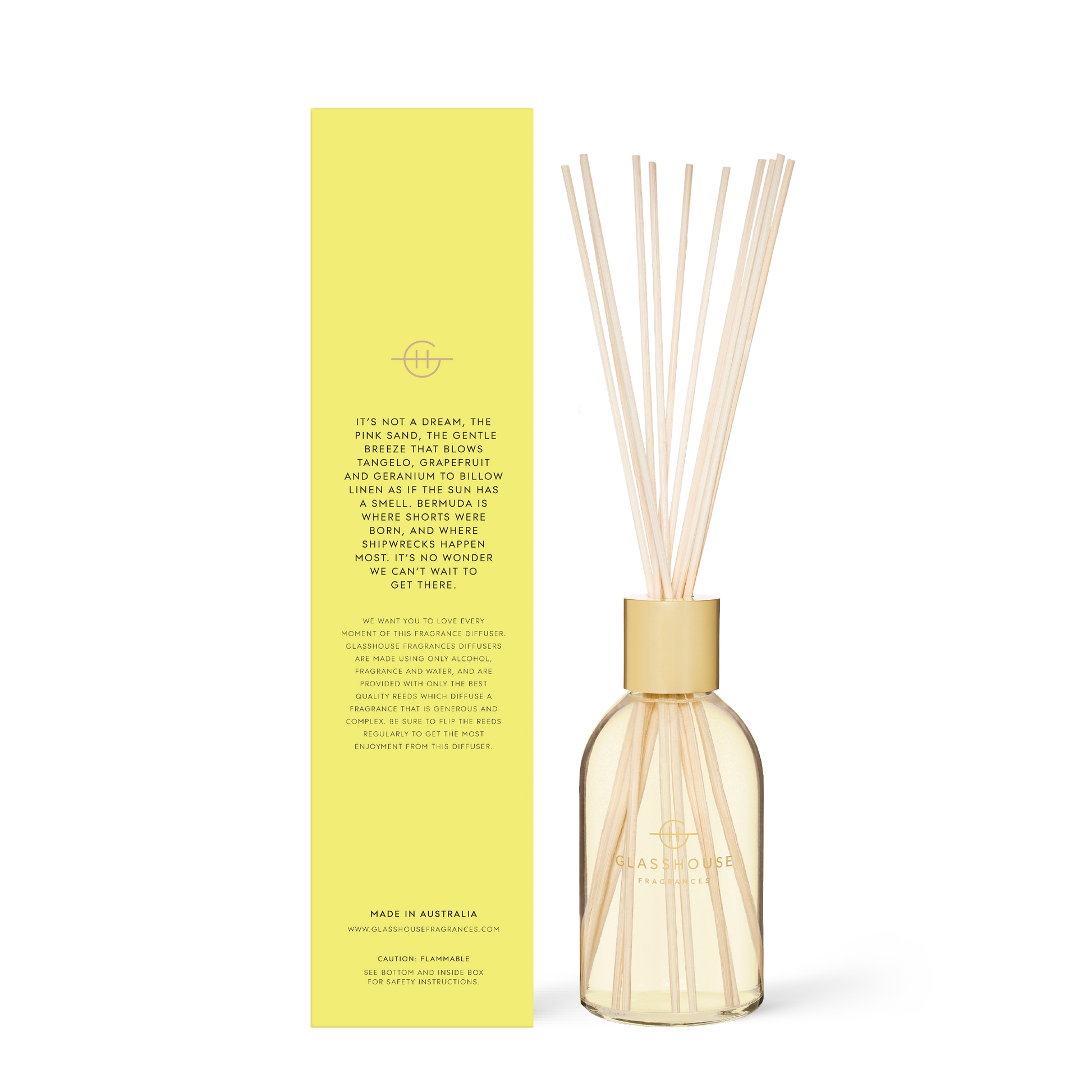 Glasshouse Fragrances Sunkissed In Bermuda 8.4 fl. oz. Fragrance Diffuser - Just Fabulous Palm Springs