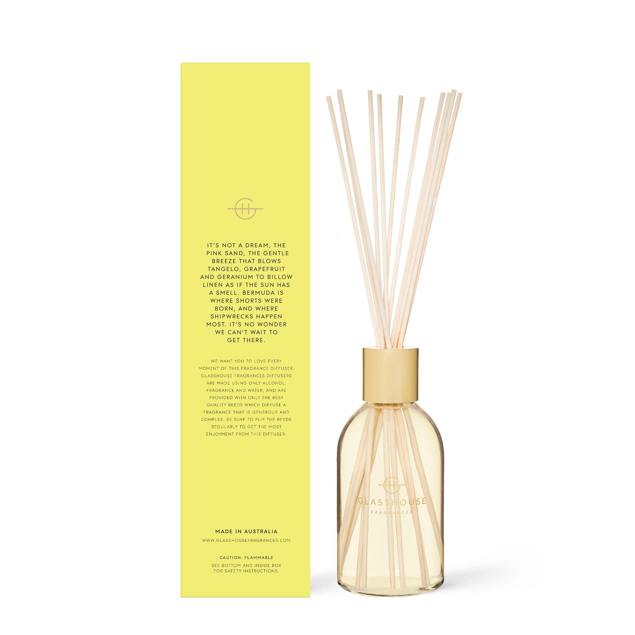 Glasshouse Fragrances Sunkissed In Bermuda 8.4 fl. oz. Fragrance Diffuser - Just Fabulous Palm Springs