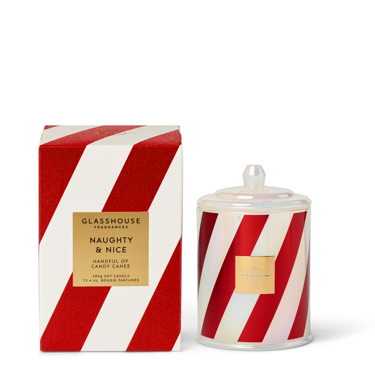 Glasshouse Fragrances Naughty & Nice 13.4 oz Triple Scented Candle