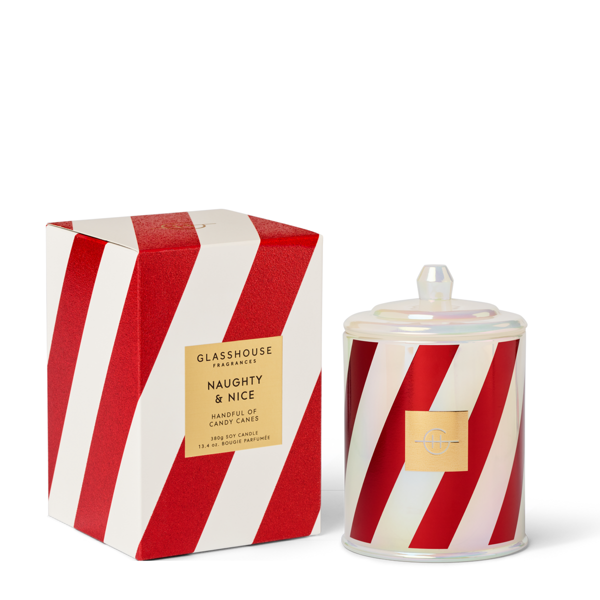 Glasshouse Fragrances Naughty & Nice 13.4 oz Triple Scented Candle