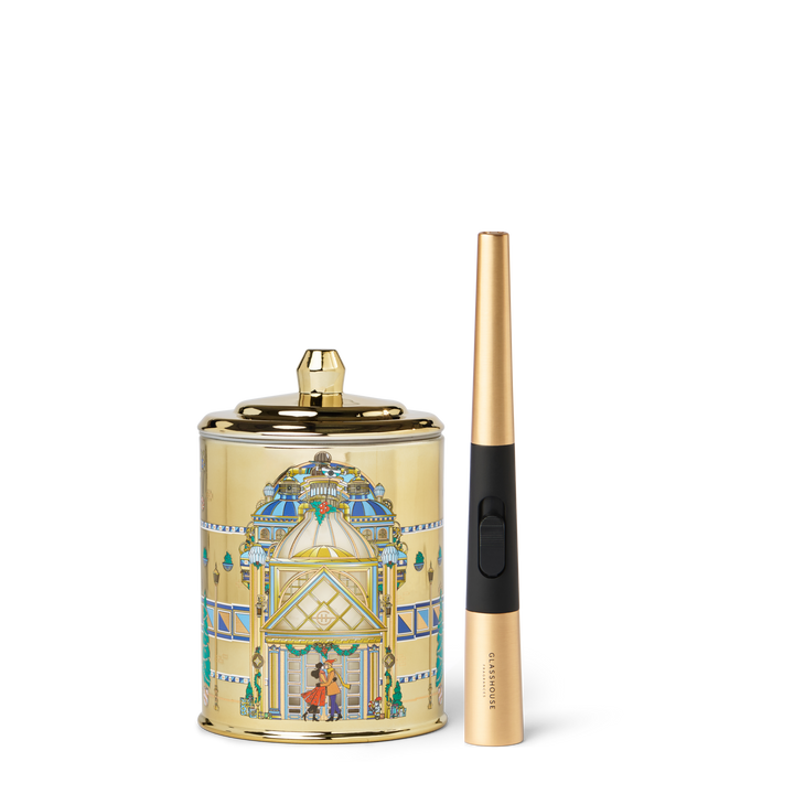 Glasshouse Fragrances Midnight In Milan 13.4 oz. Candle & Arc Wand Lighter - Just Fabulous Palm Springs
