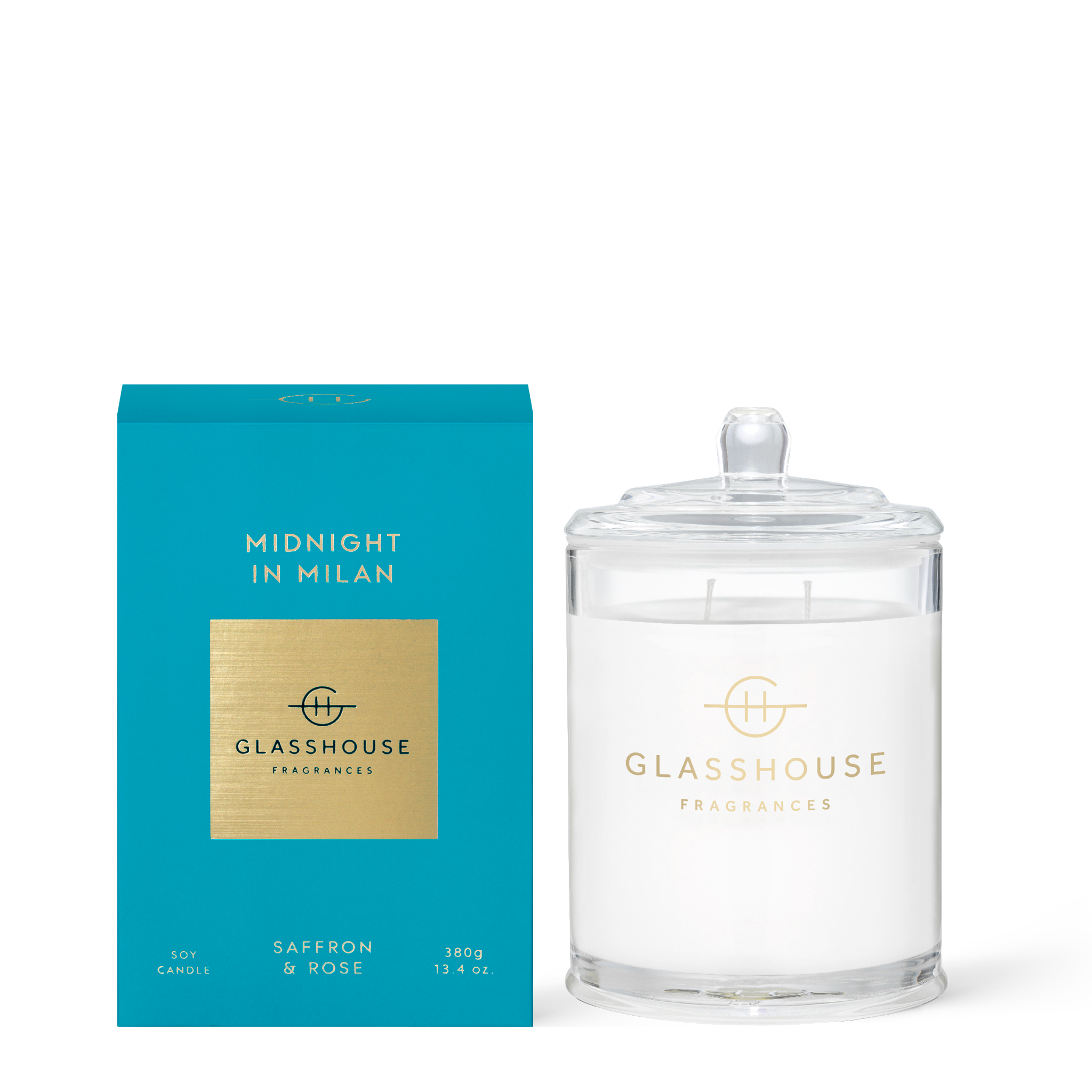Glasshouse Fragrances Midnight In Milan 13.4 oz Triple Scented Candle - Just Fabulous Palm Springs