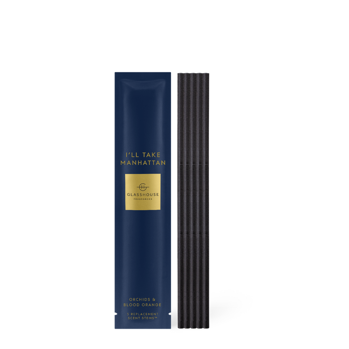 Glasshouse Fragrances I'll Take Manhattan Replacement Scent Stems