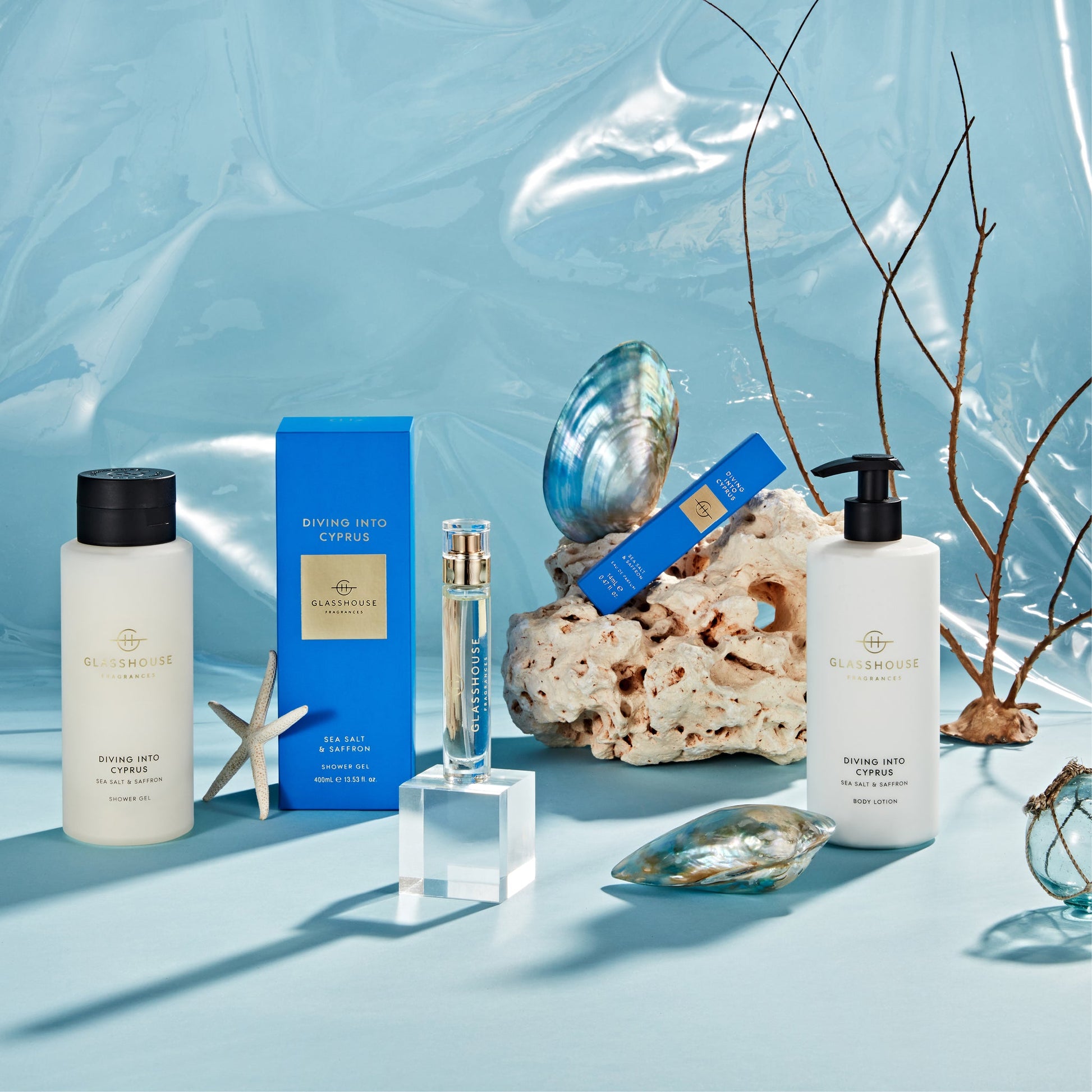Glasshouse Fragrances Diving Into Cyprus 0.47 oz Eau De Parfum - Just Fabulous Palm Springs