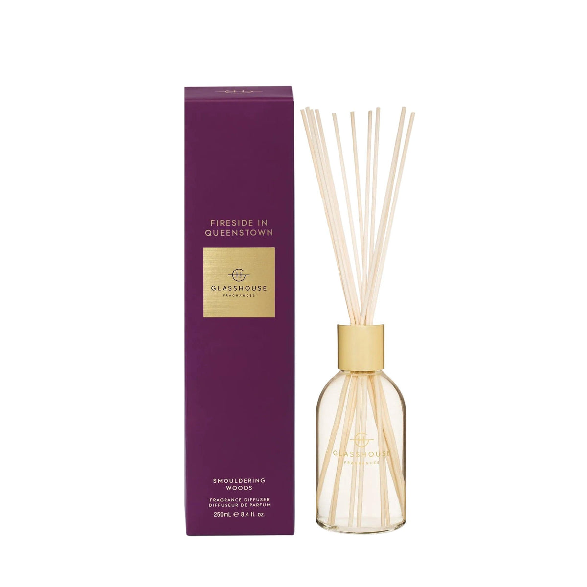 Glasshouse Fragrances Fireside In Queenstown 8.4 fl. oz. Fragrance Diffuser