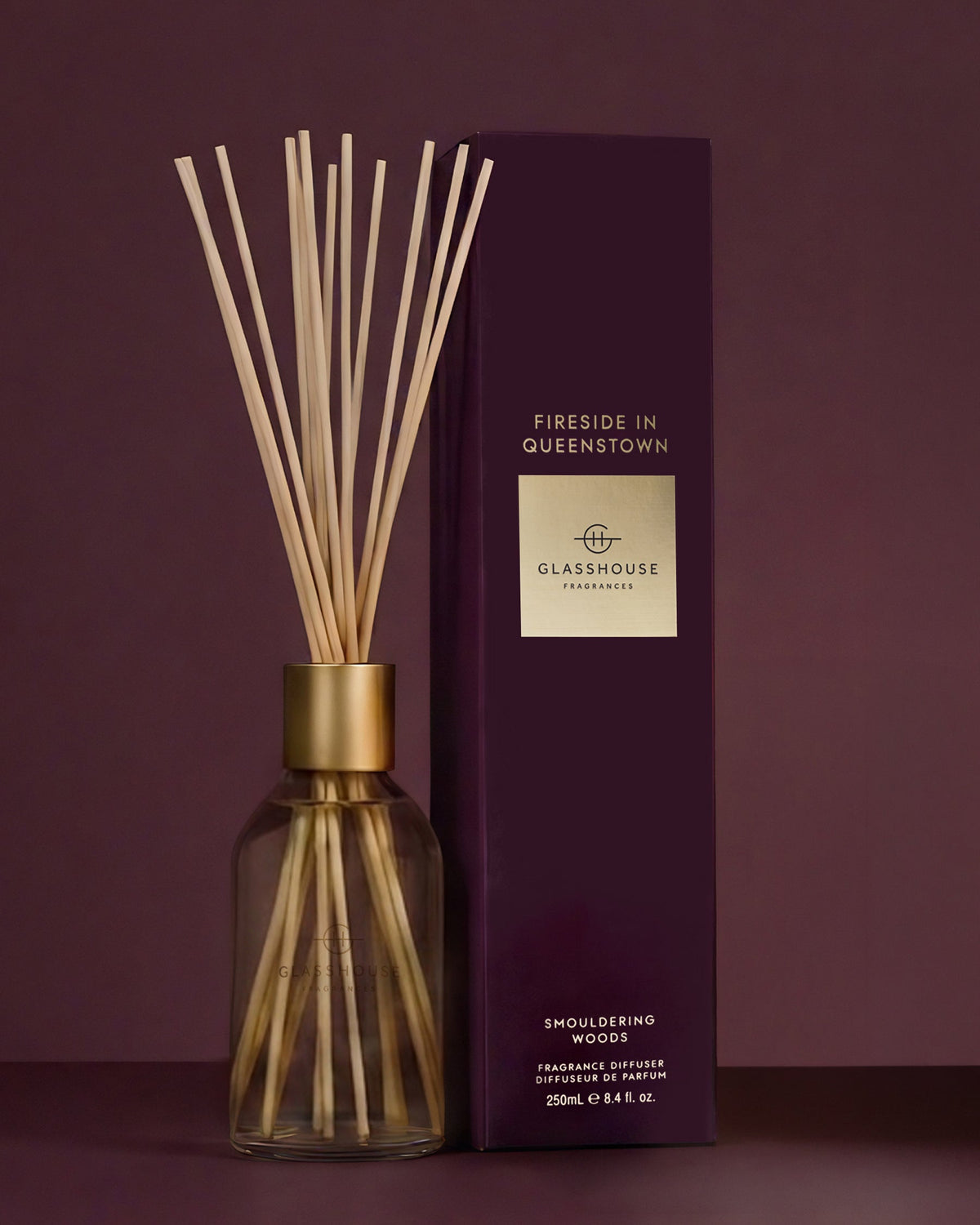 Glasshouse Fragrances Fireside In Queenstown 8.4 fl. oz. Fragrance Diffuser