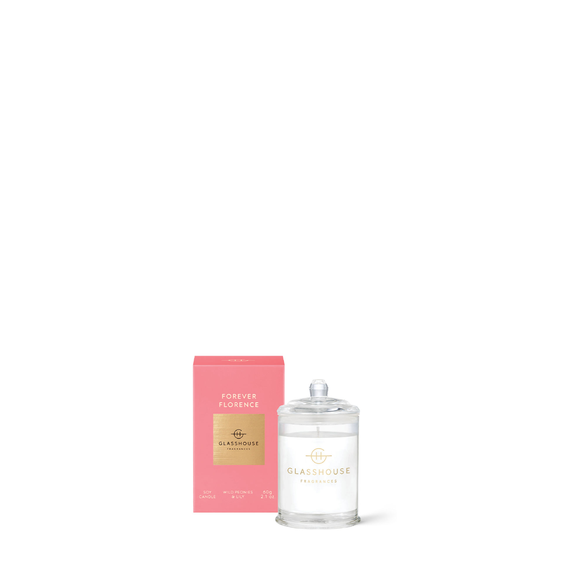 Glasshouse Fragrances Forever Florence 2.1 oz. Triple Scented Candle - Just Fabulous Palm Springs