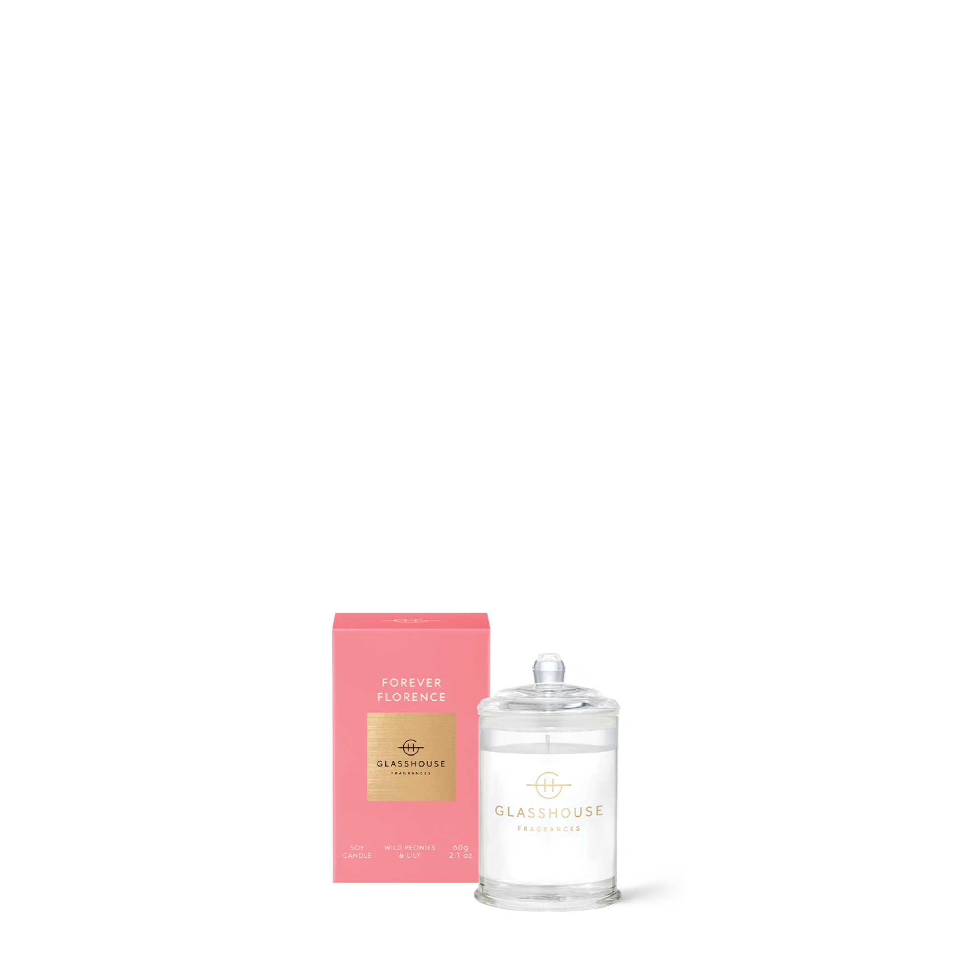 Glasshouse Fragrances Forever Florence 2.1 oz. Triple Scented Candle - Just Fabulous Palm Springs