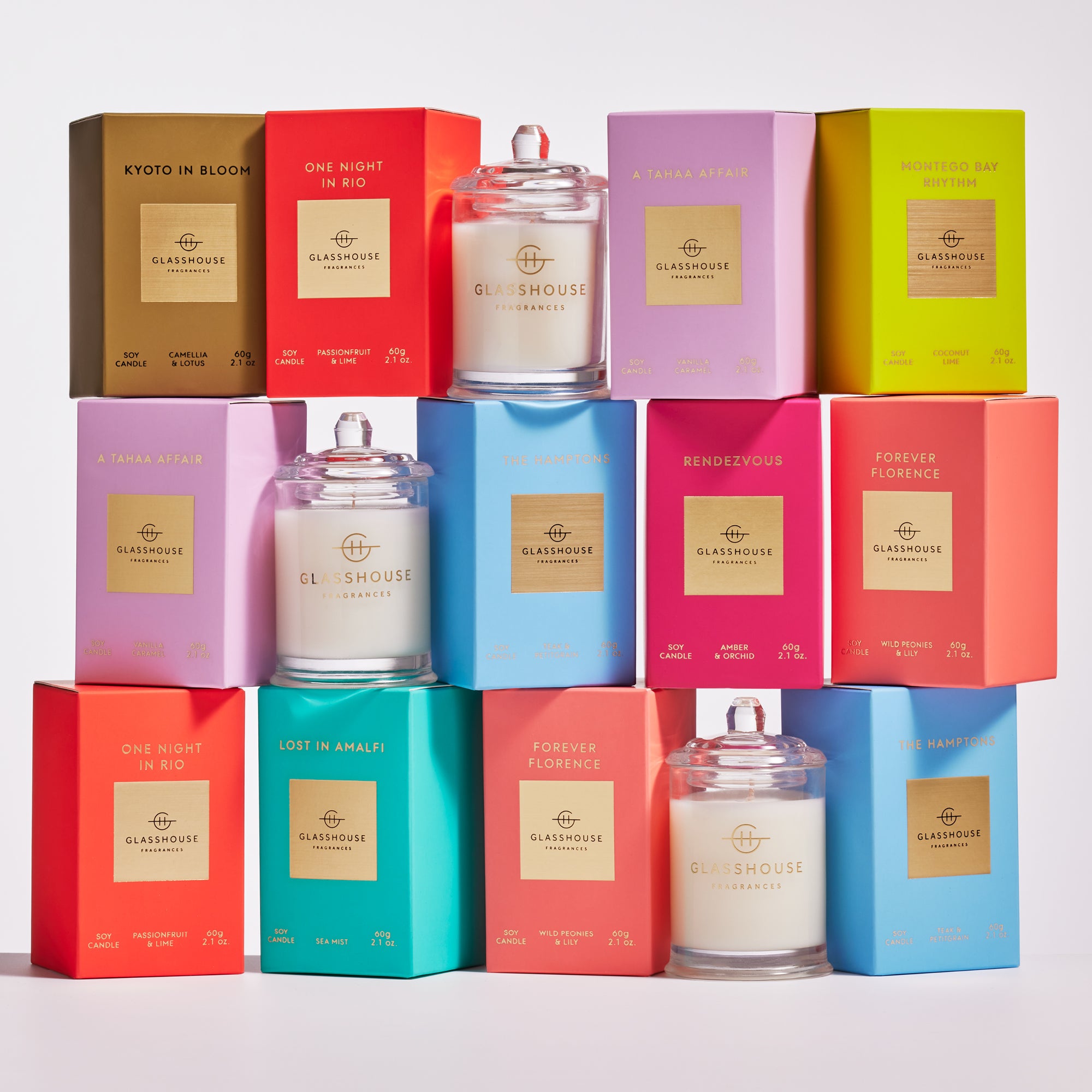 Glasshouse Fragrances The Hamptons 2.1 oz. Triple Scented Candle - Just Fabulous Palm Springs