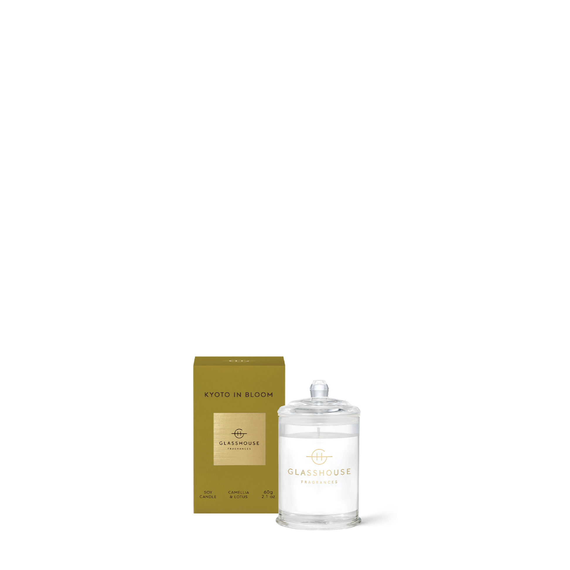 Glasshouse Fragrances Kyoto In Bloom 2.1 oz. Triple Scented Candle - Just Fabulous Palm Springs