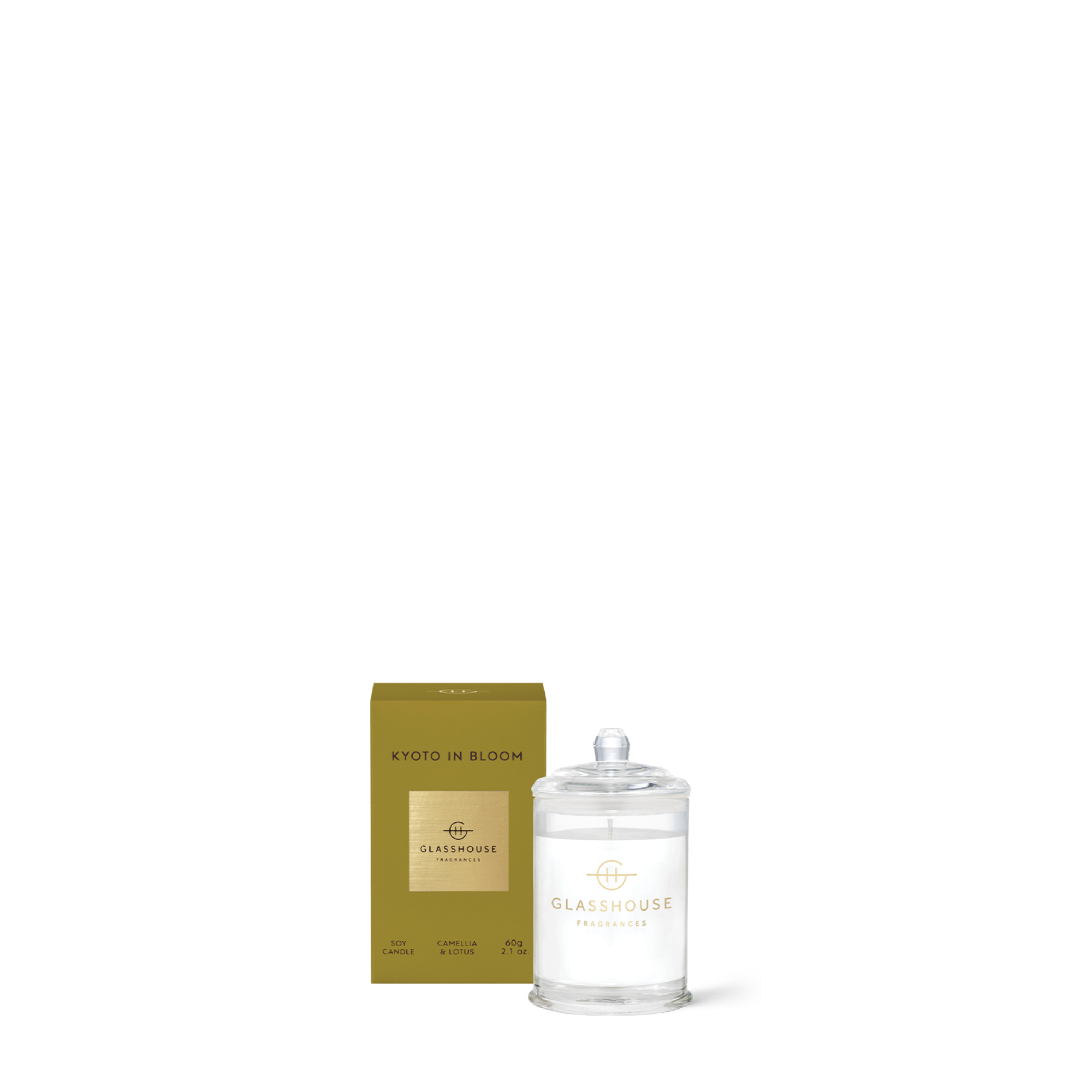 Glasshouse Fragrances Kyoto In Bloom 2.1 oz. Triple Scented Candle - Just Fabulous Palm Springs