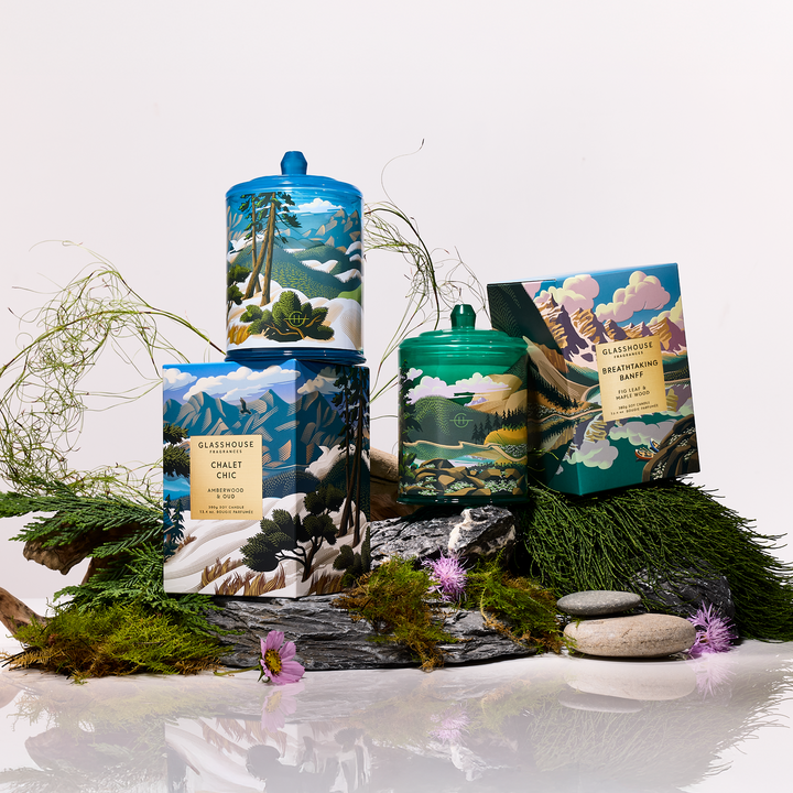 Glasshouse Fragrances Breathtaking Banff 13.4 oz Triple Scented Candle