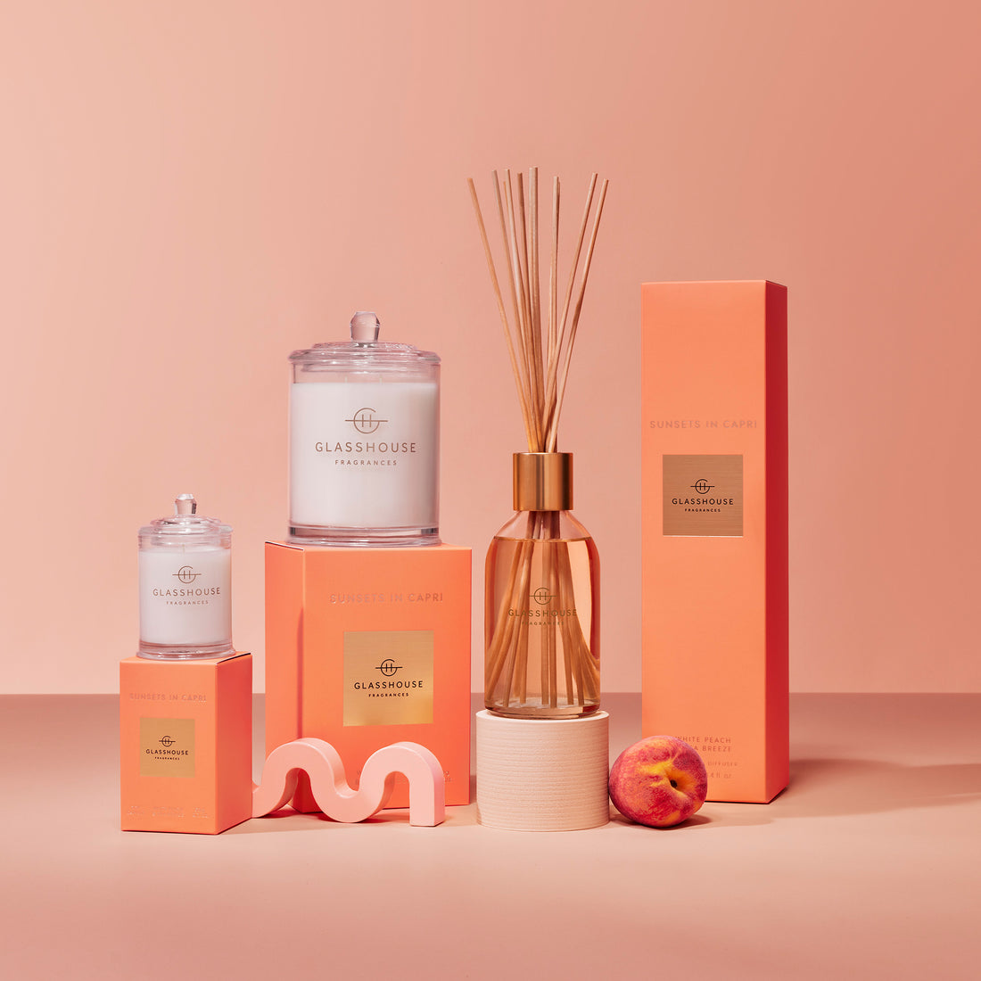 Glasshouse Fragrances Sunsets In Capri 8.4 fl. oz. Fragrance Diffuser - Just Fabulous Palm Springs