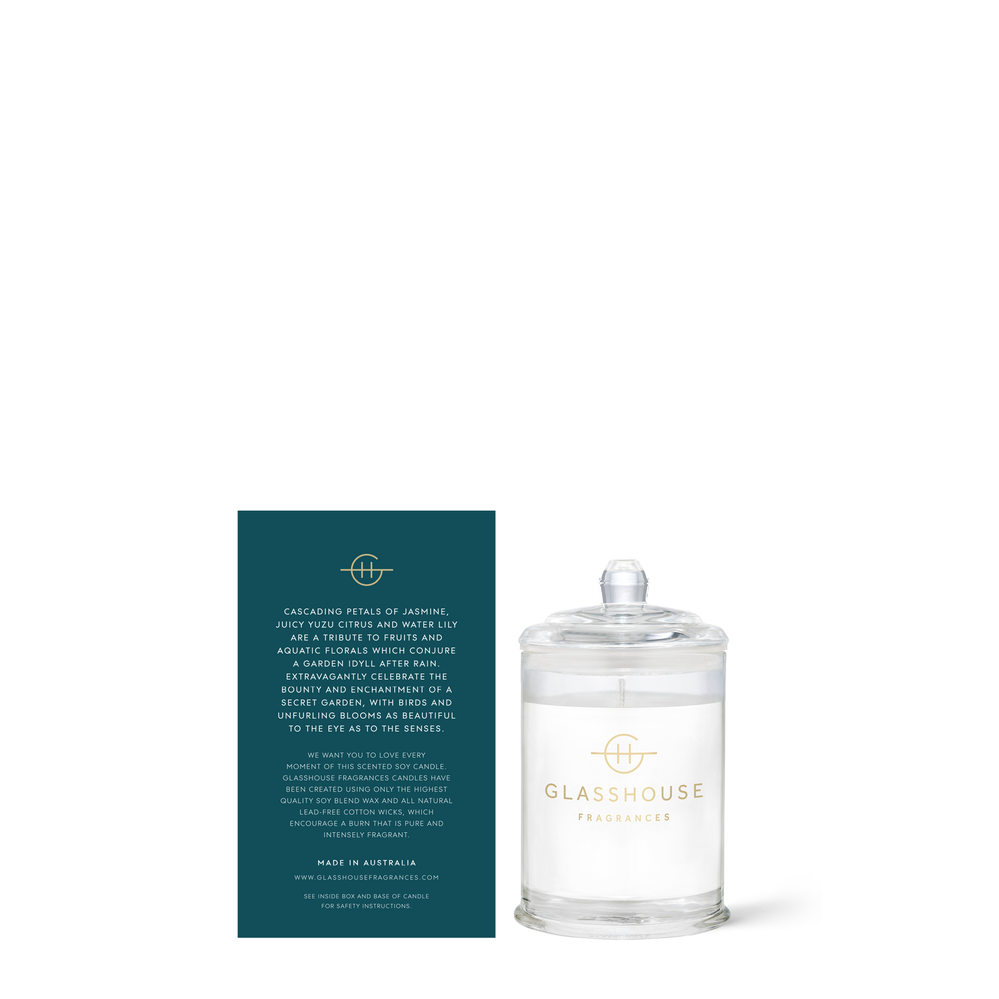 Glasshouse Fragrances Velvet Rhapsody 2.1 oz. Triple Scented Candle - Just Fabulous Palm Springs