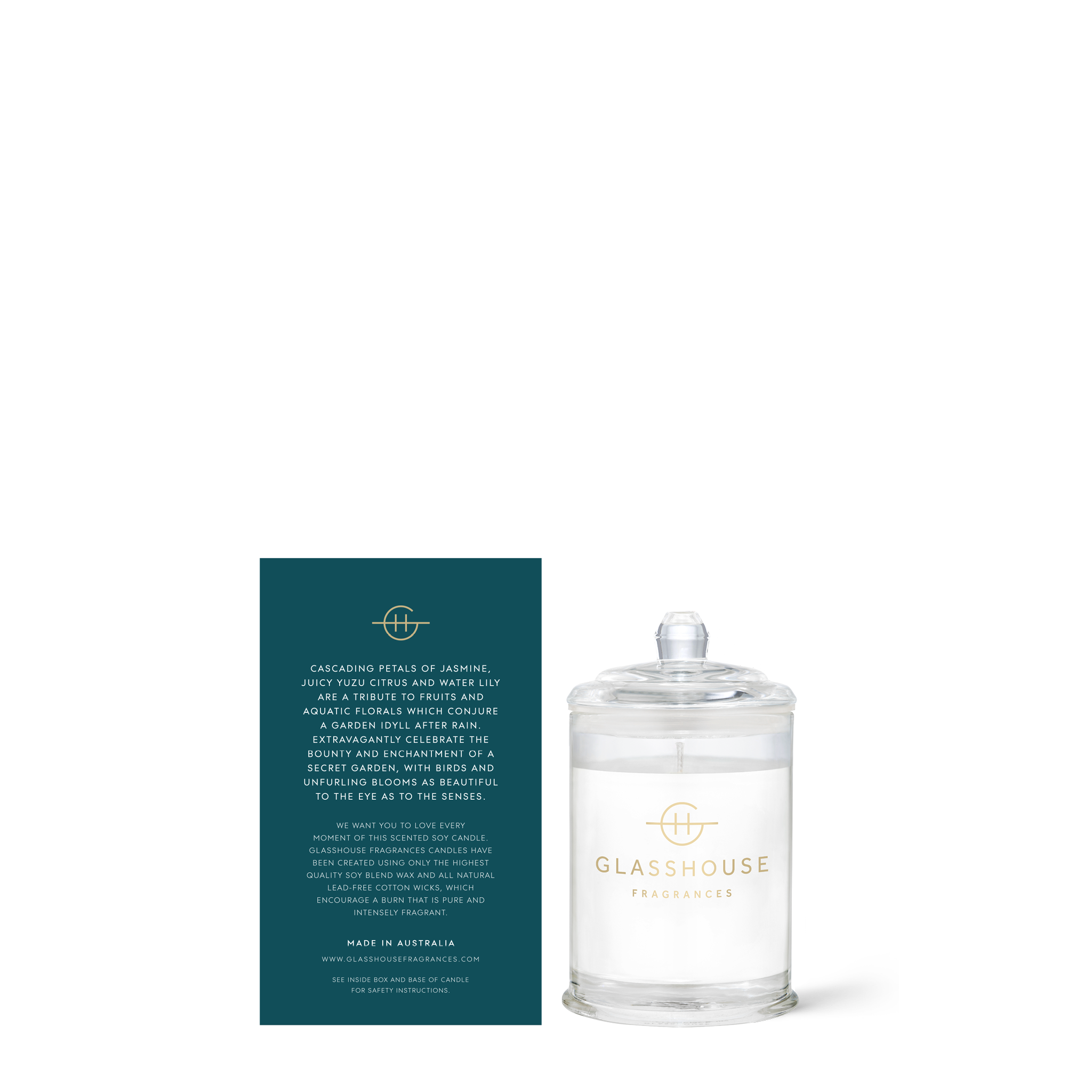Glasshouse Fragrances Velvet Rhapsody 2.1 oz. Triple Scented Candle - Just Fabulous Palm Springs
