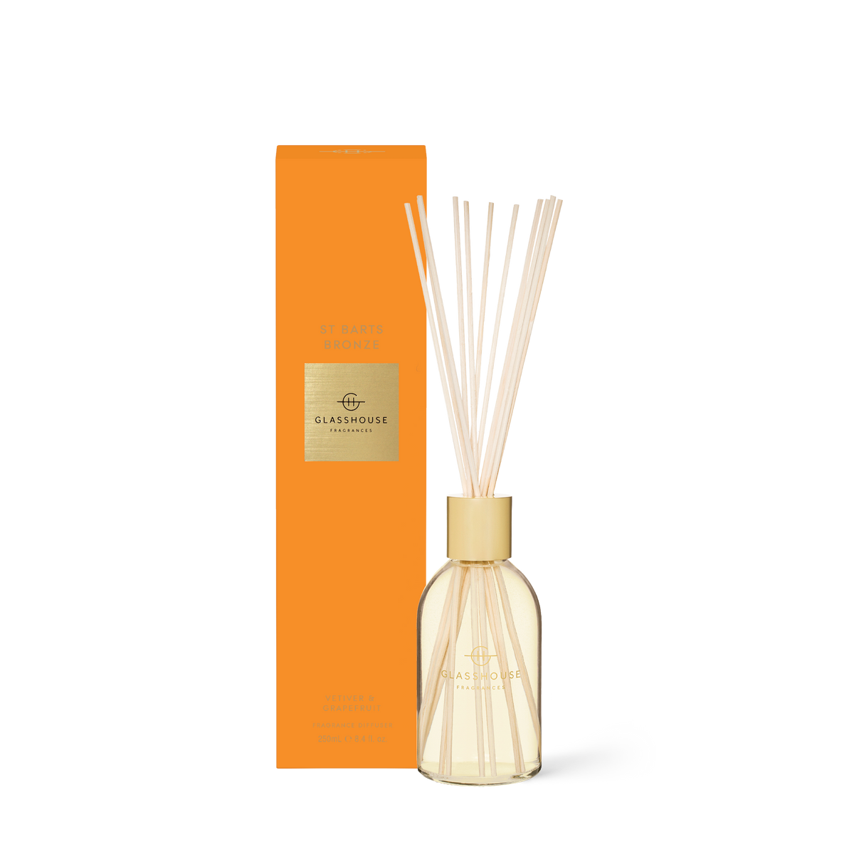 Glasshouse Fragrances St Barts Bronze 8.4 fl. oz. Fragrance Diffuser - Just Fabulous Palm Springs