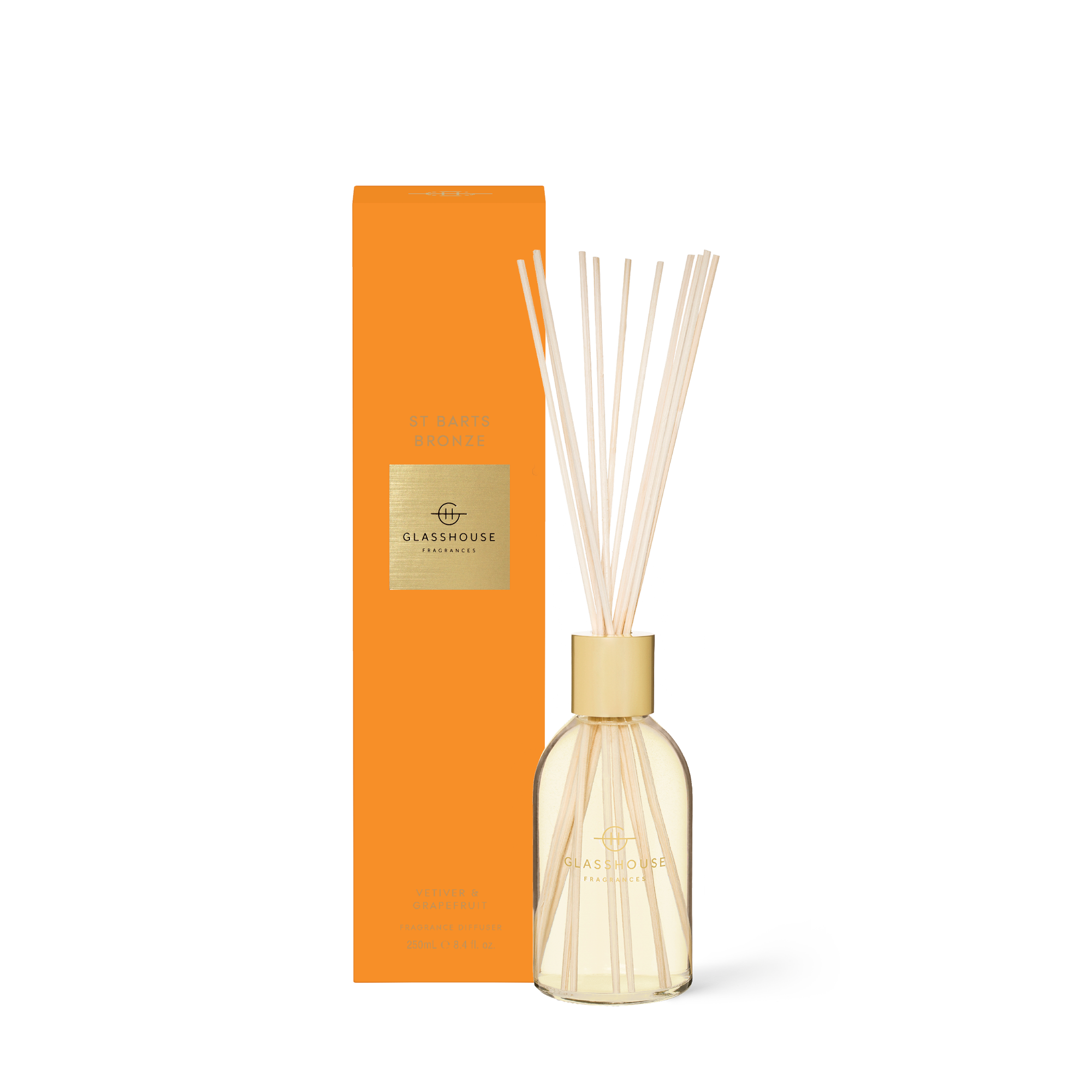 Glasshouse Fragrances St Barts Bronze 8.4 fl. oz. Fragrance Diffuser - Just Fabulous Palm Springs