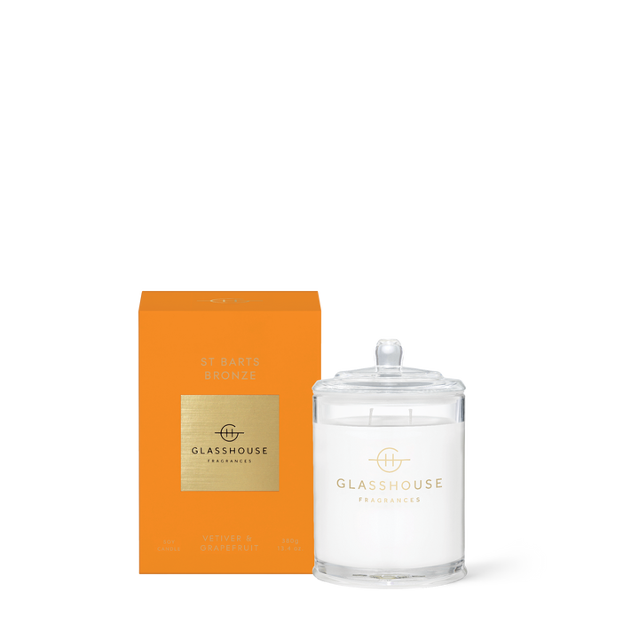 Glasshouse Fragrances St Barts Bronze 13.4 oz Triple Scented Candle