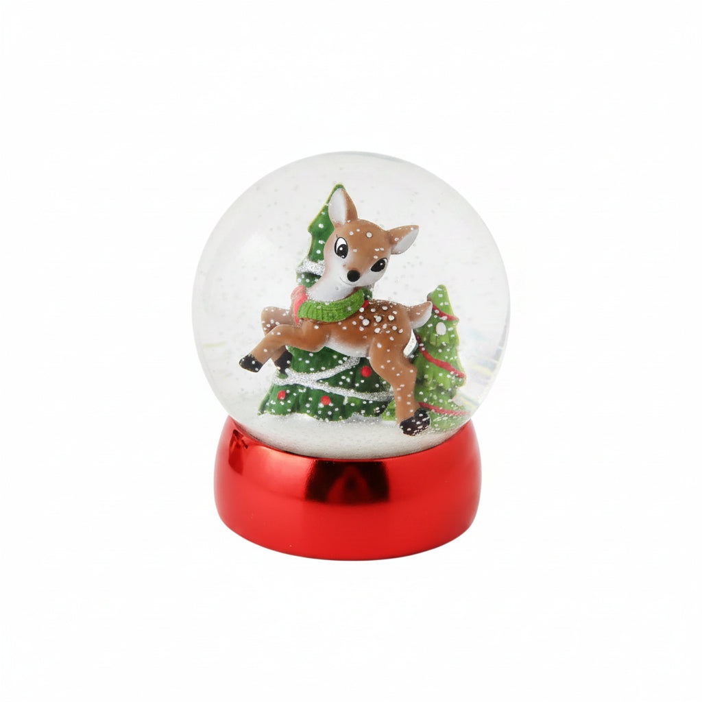 Deer Snow Globe