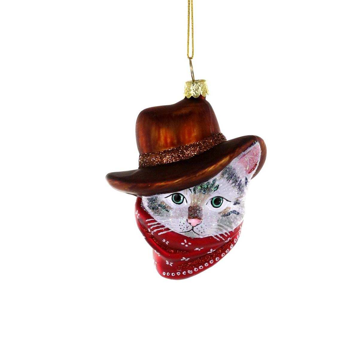 Cowboy Kitty Ornament - Just Fabulous Palm Springs