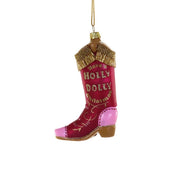 Have A Holly Dolly Boot Ornament